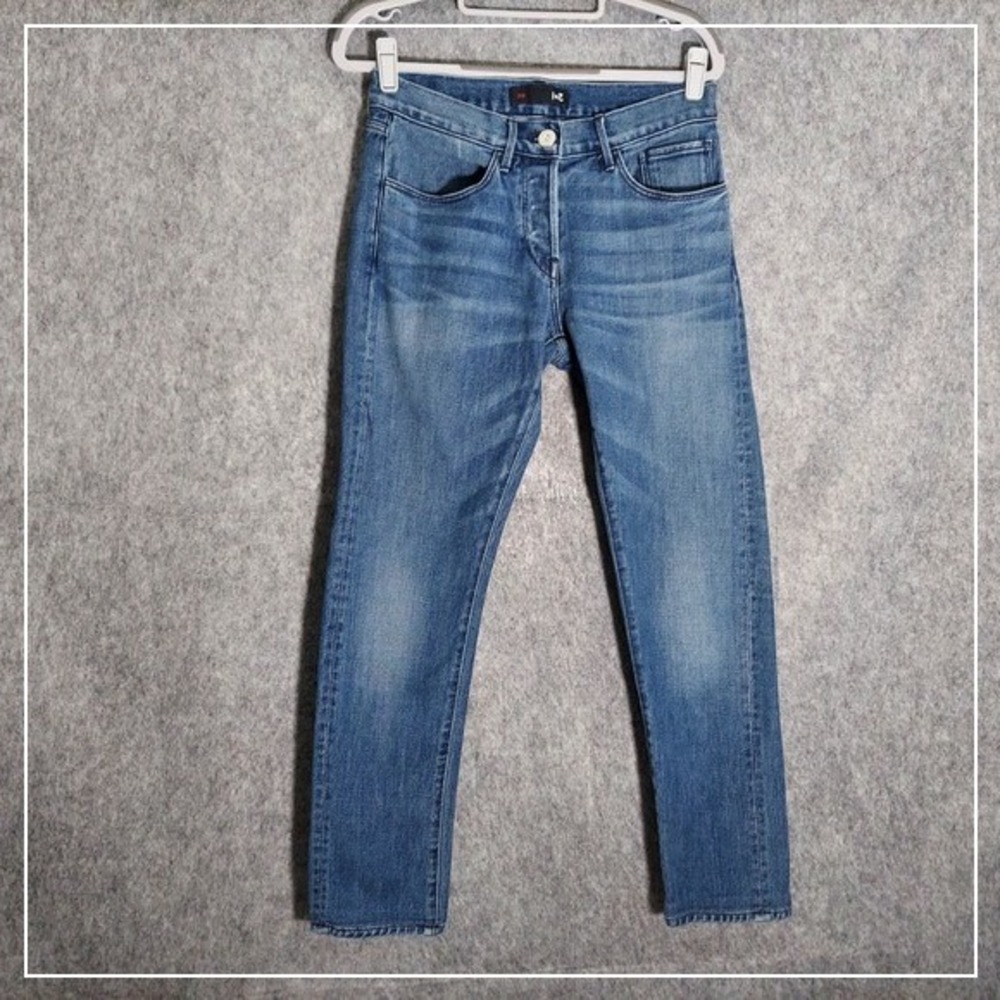 3X1‎ NYC Men Jean 29 Straight Leg Stonewash Mid Rise Button Fly Lyocell Casual